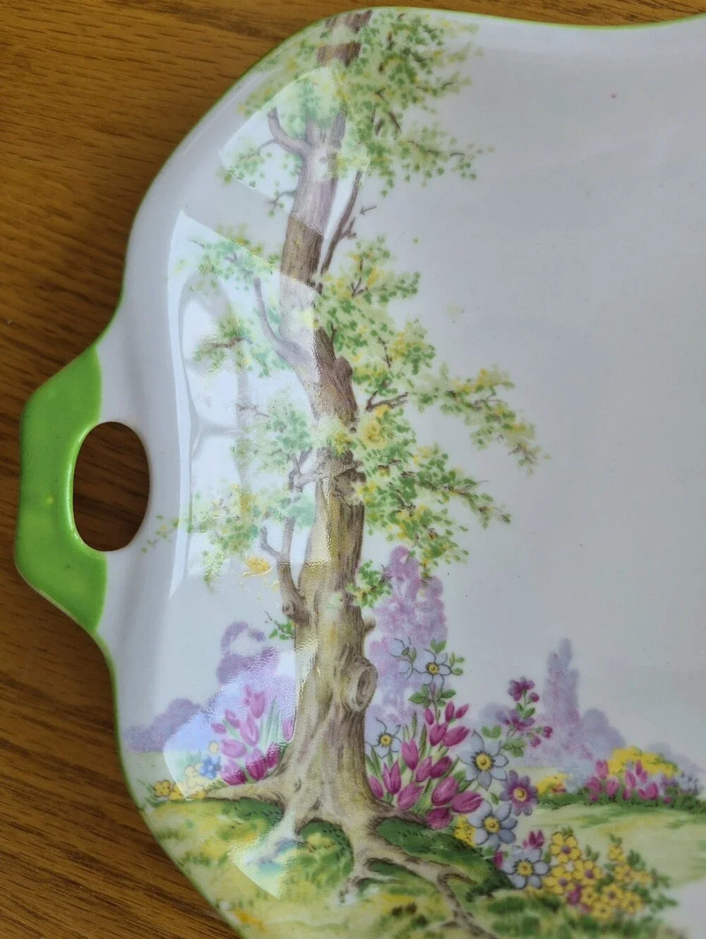 Vintage 1930s Royal Albert Dish Greenwood Tree